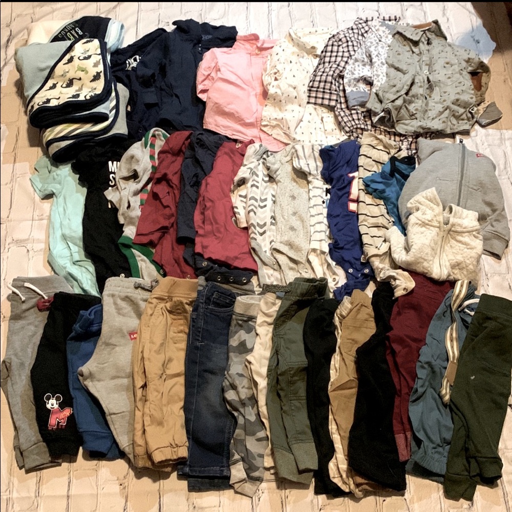 Lot of boys clothe